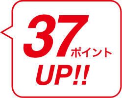 歯間部の歯垢除去効果　歯ブラシ+歯間ブラシ併用で37ポイントUP！！