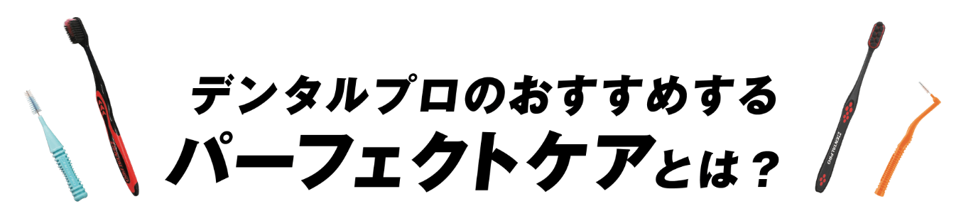 デンタルプロのおすすめするパーフェクトケアとは？