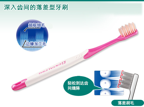 Dansa Toothbrush which reach gap between teeth